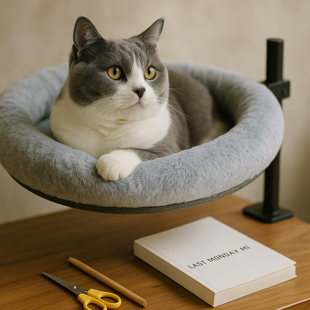 Zavirea™ Rotation Orbitdesk Cat Lounge
