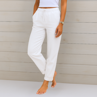 Sophia |Premium breathable linen stretch pants