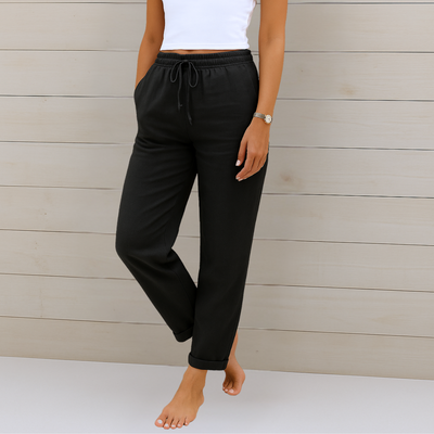 Sophia |Premium breathable linen stretch pants