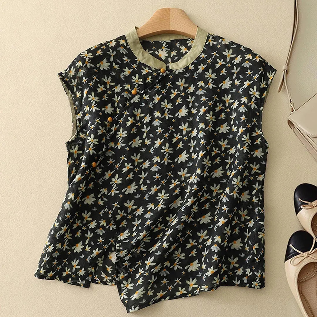 Amanda Everyday Linen Top