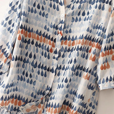 Amera V-Neck Linen Blouse