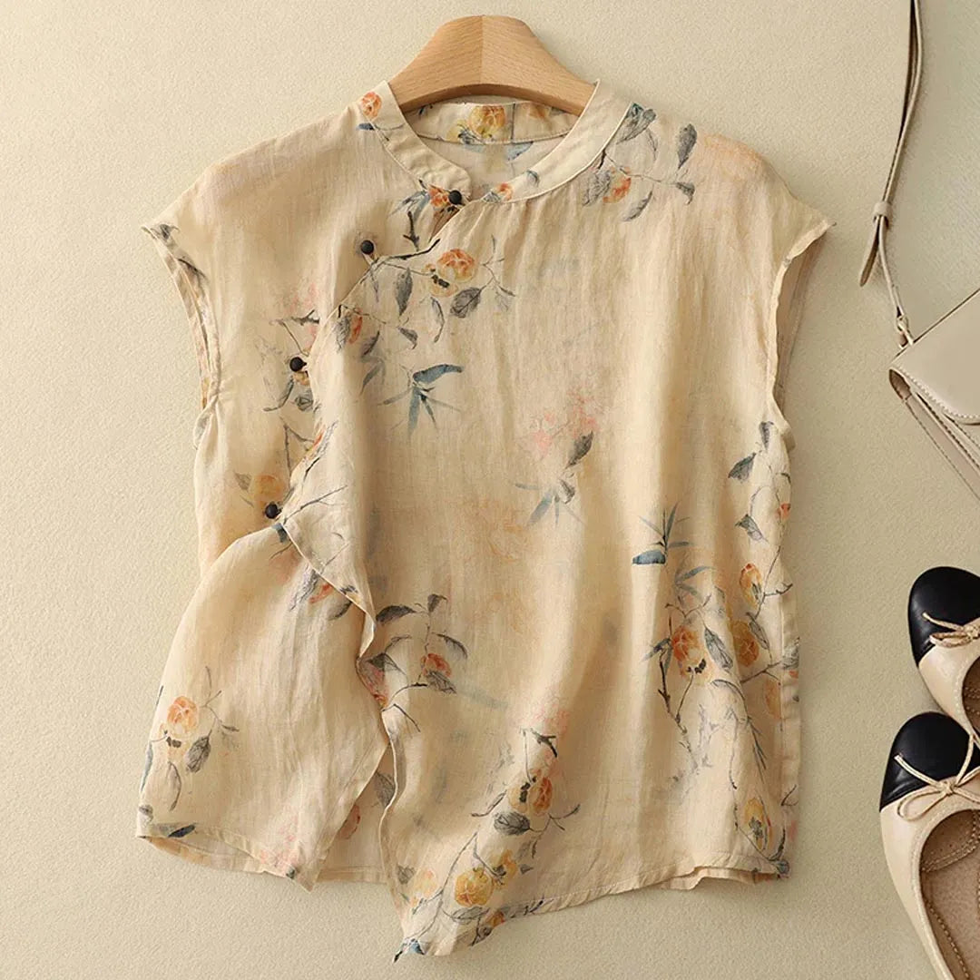Amanda Everyday Linen Top