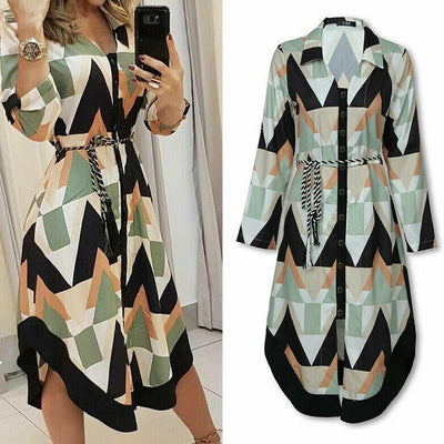 Women's Casual Summer Dress - Breathable Fabric