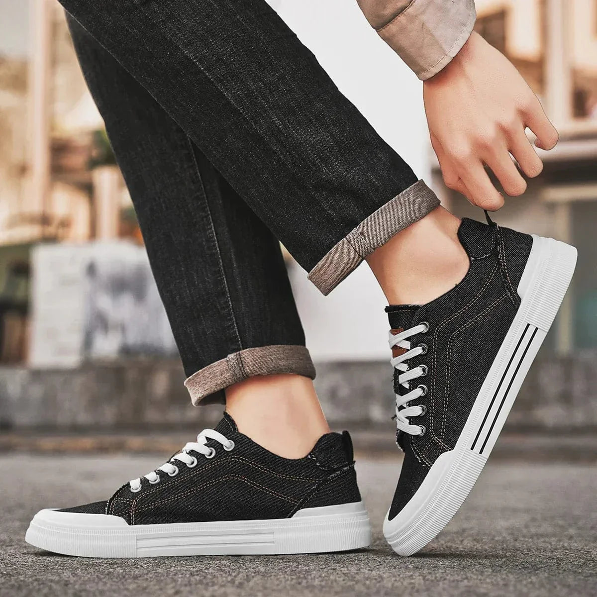Zavirea™ Ricco Denim Sneakers