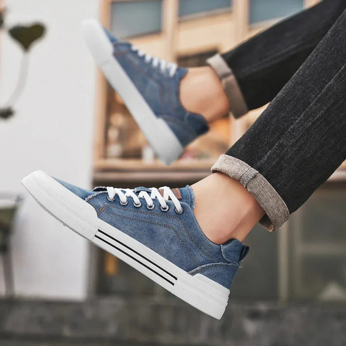 Zavirea™ Ricco Denim Sneakers