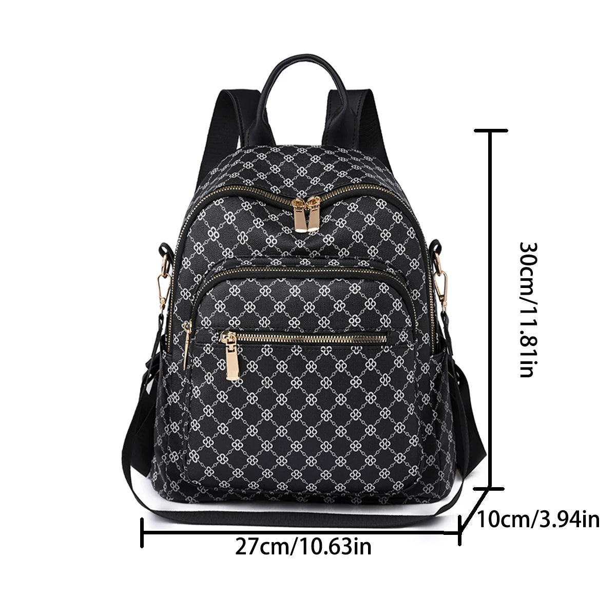 Zavirea™ Elegant Lux Geometric Backpack