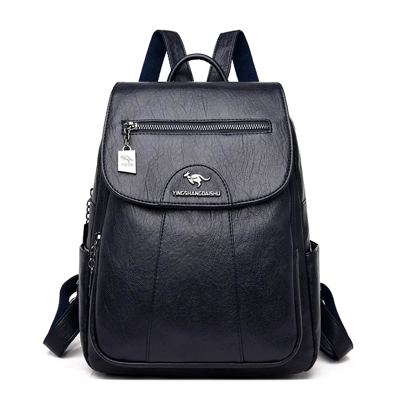 Zavirea™ Soft Leather Backpack