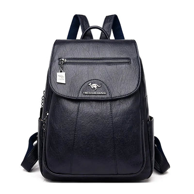 Zavirea™ Soft Leather Backpack