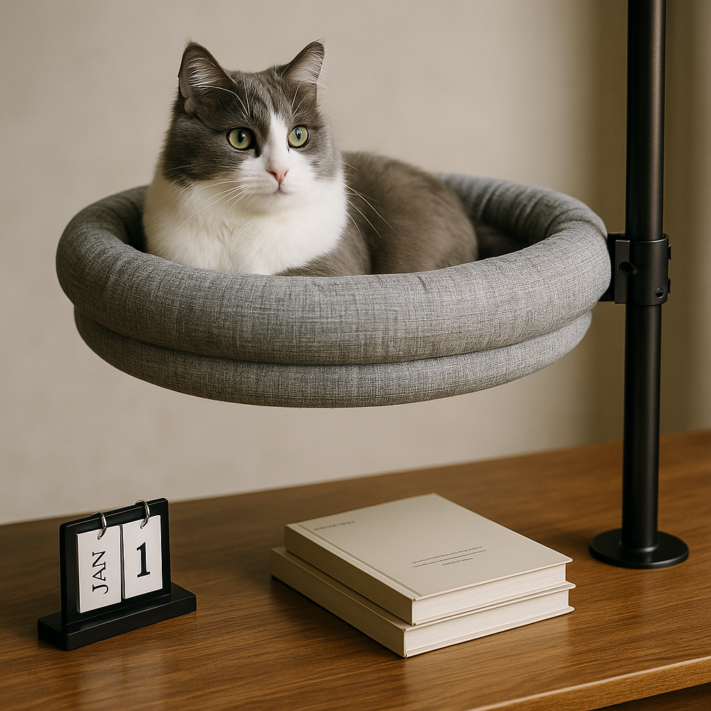 Zavirea™ Rotation Orbitdesk Cat Lounge