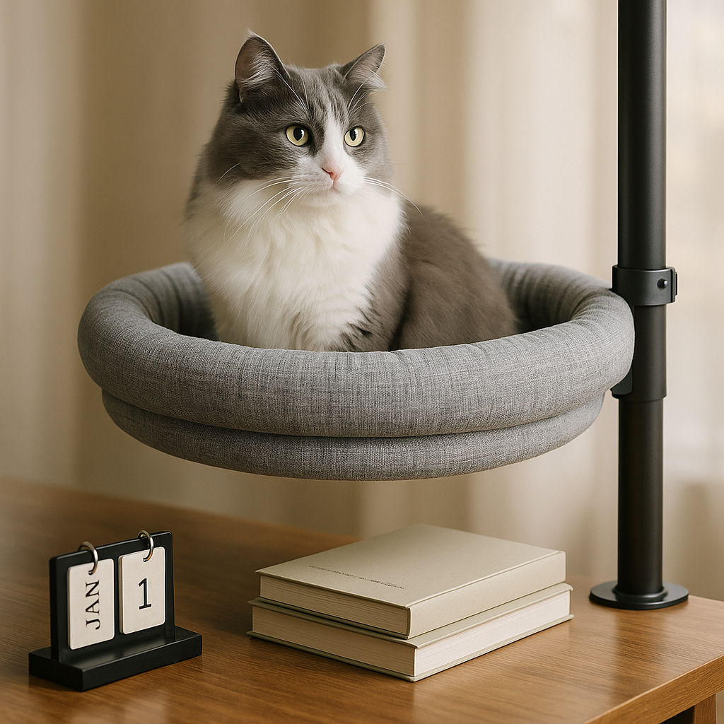 Zavirea™ Rotation Orbitdesk Cat Lounge