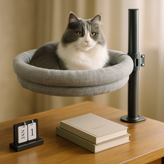 Zavirea™ Rotation Orbitdesk Cat Lounge