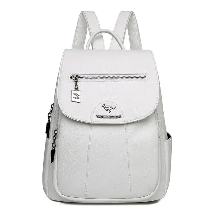 Zavirea™ Soft Leather Backpack