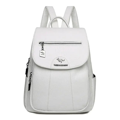 Zavirea™ Soft Leather Backpack