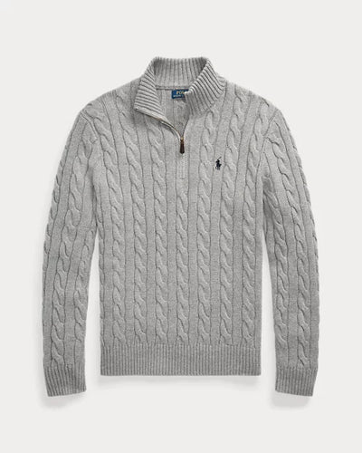 RL™ Cable-Knit Cotton Quarter-Zip Jumper